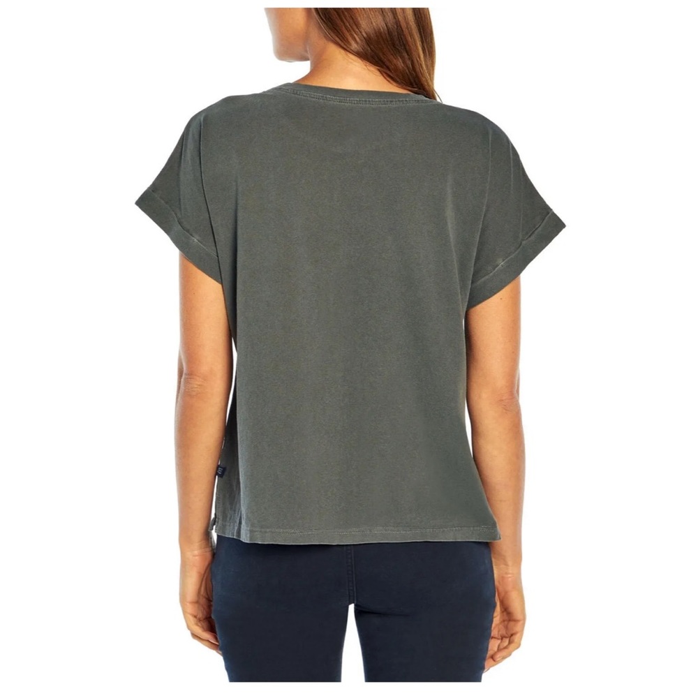 GAP Sizes XL, LARGE - Short Sleeve Washed Fashion Tee Olive T-Shirt NEW - Picture 2 of 3